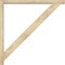Ekena Millwork Traditional Block Rough Sawn Bracket w/ Offset Brace, Douglas Fir, 4"W x 40"D x 40"H BKT0402X40X40TRA05RDF - alternate 4
